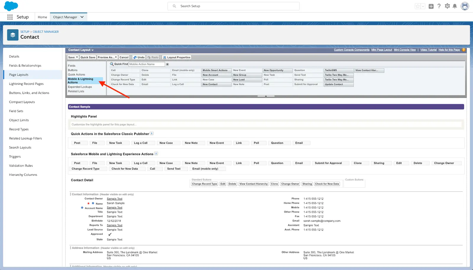 Mobile & Lightning Actions.