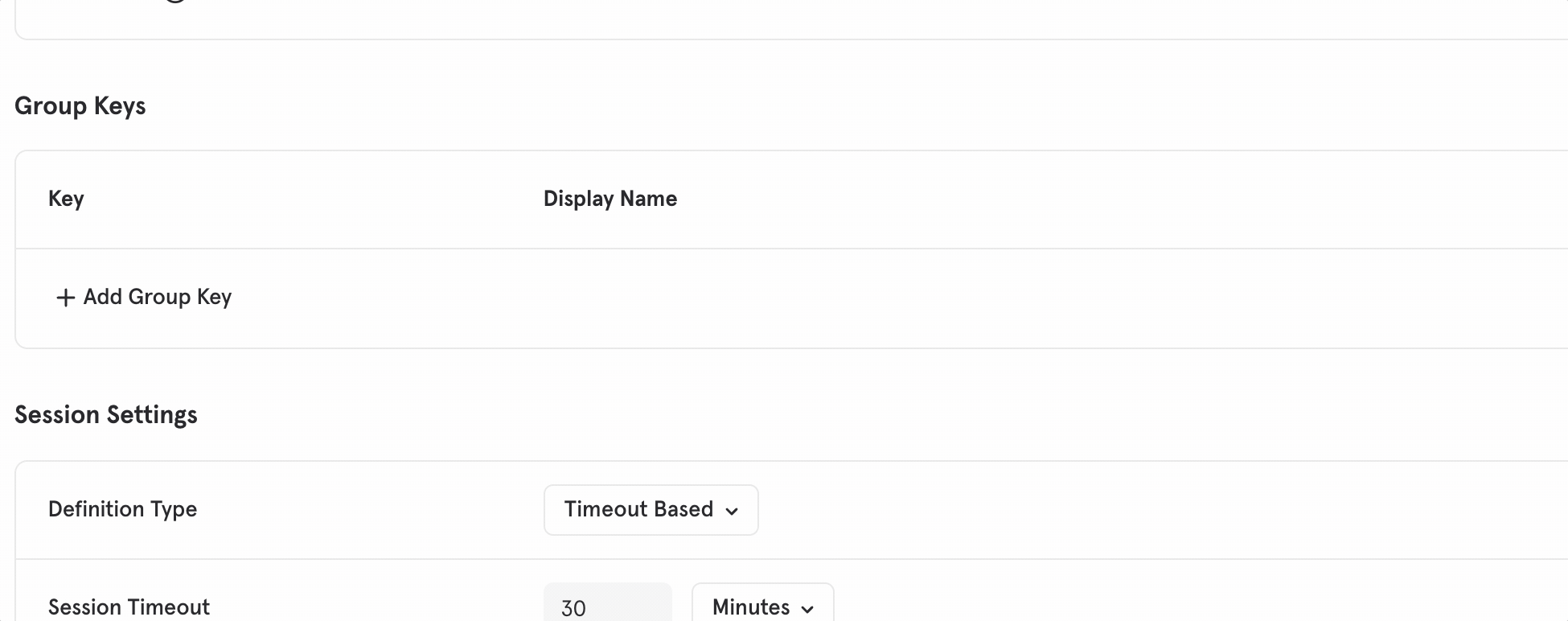 GIF demonstrating how to set Group key in Mixpanel UI.