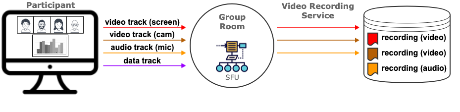 Programmable Video does not support DataTrack Recordings.