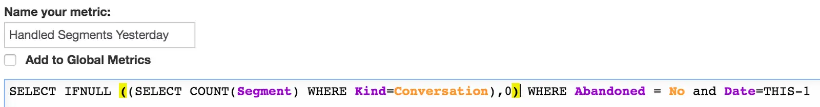Parentheses.
