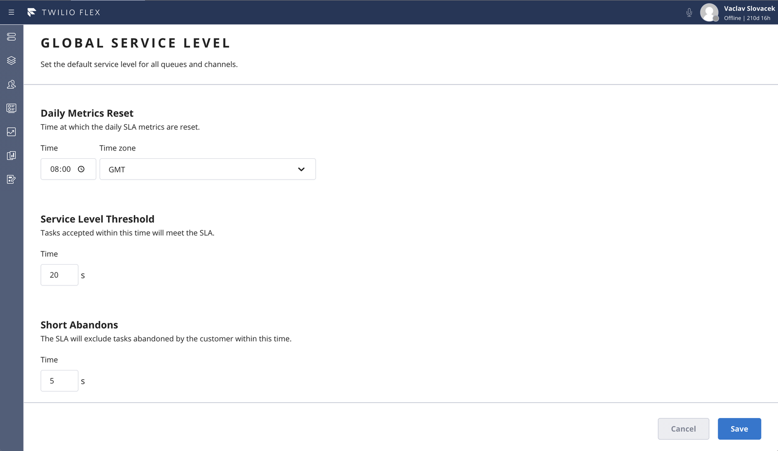 Service Level - Global.
