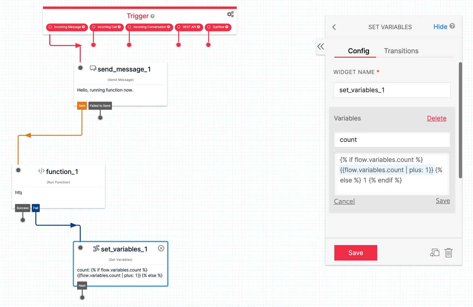 Twilio Studio Request Reattempt Counter.