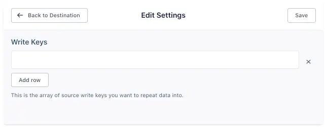 Edit Settings for mapping Segment event names to Floodlight tags with example 'Viewed Confirmation Page'.