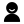 Bold default avatar icon with person silhouette.