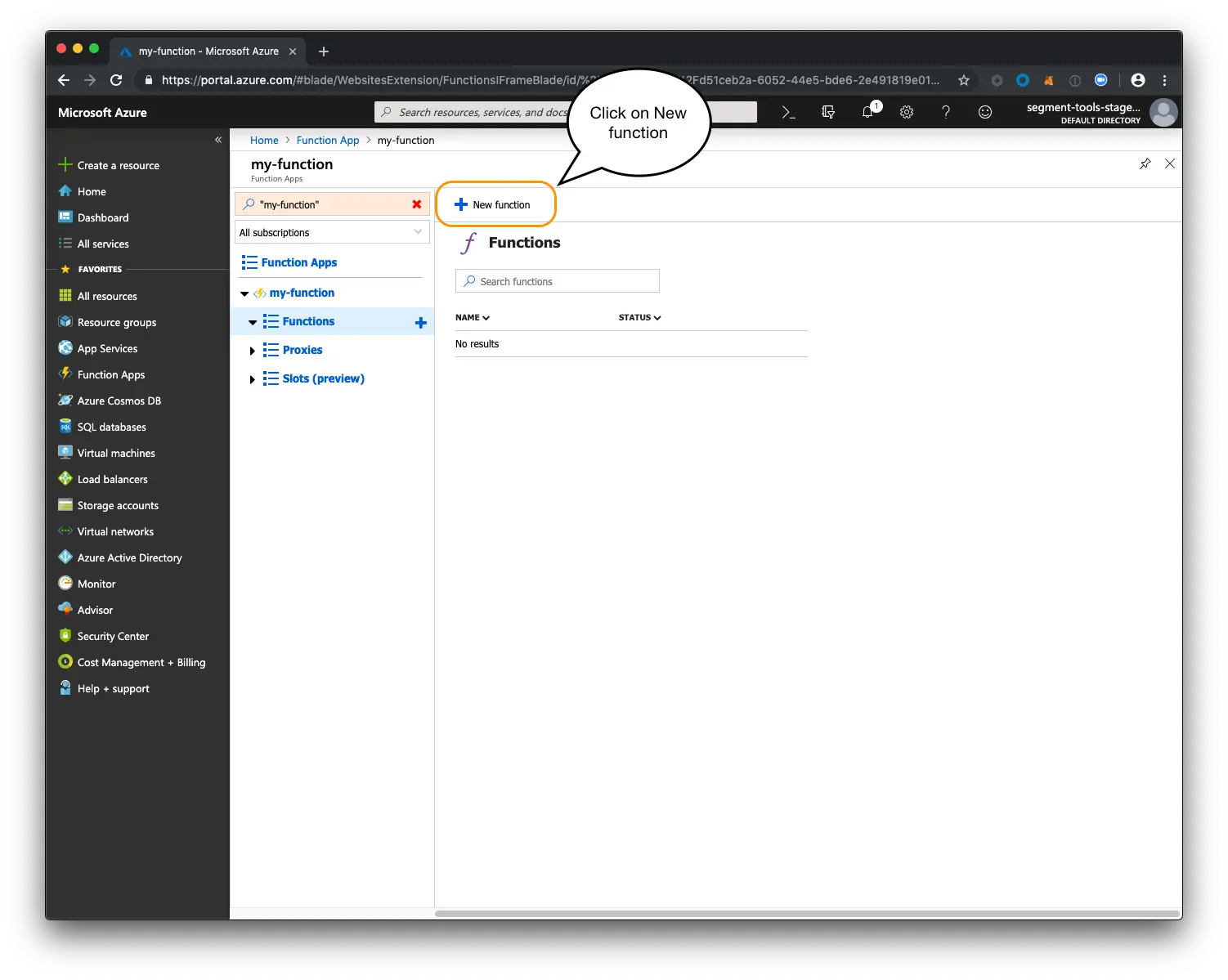 A screenshot of the function panel. .